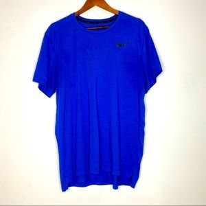 Nike Mens Royal Blue Dri Fit Tee Size XL